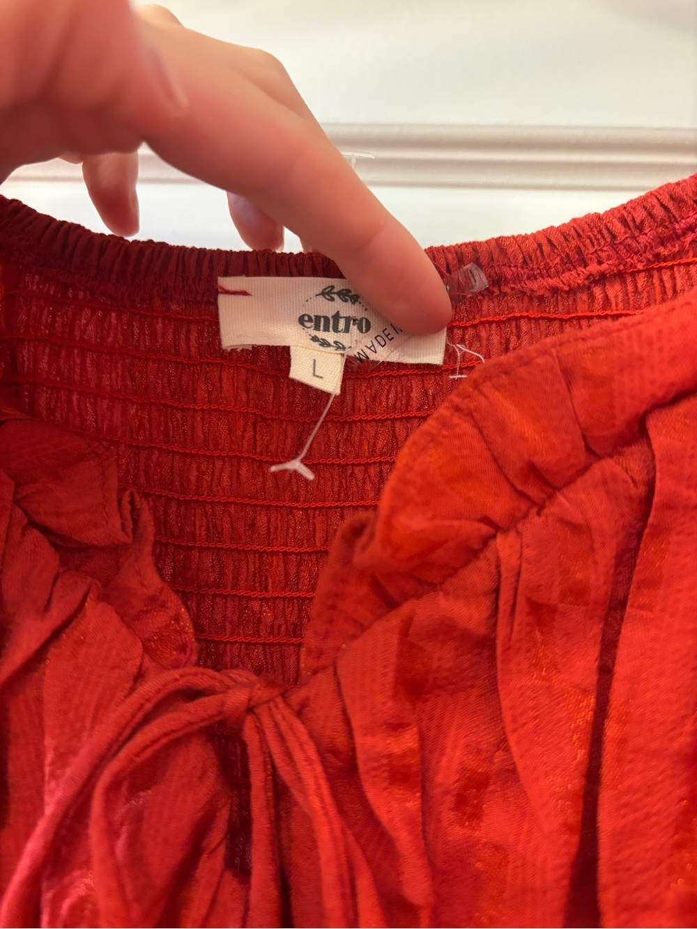 Red Boutique Ruffle Mini Dress - Picture 3 of 5